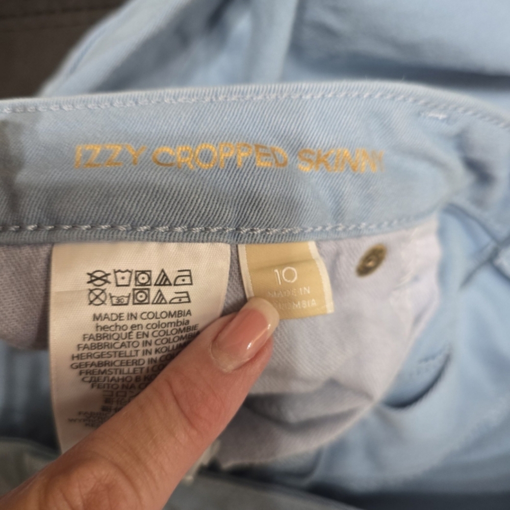 Michael Kors Womens Izzy Cropped Skinny Jeans size 10 - Picture 6 of 8